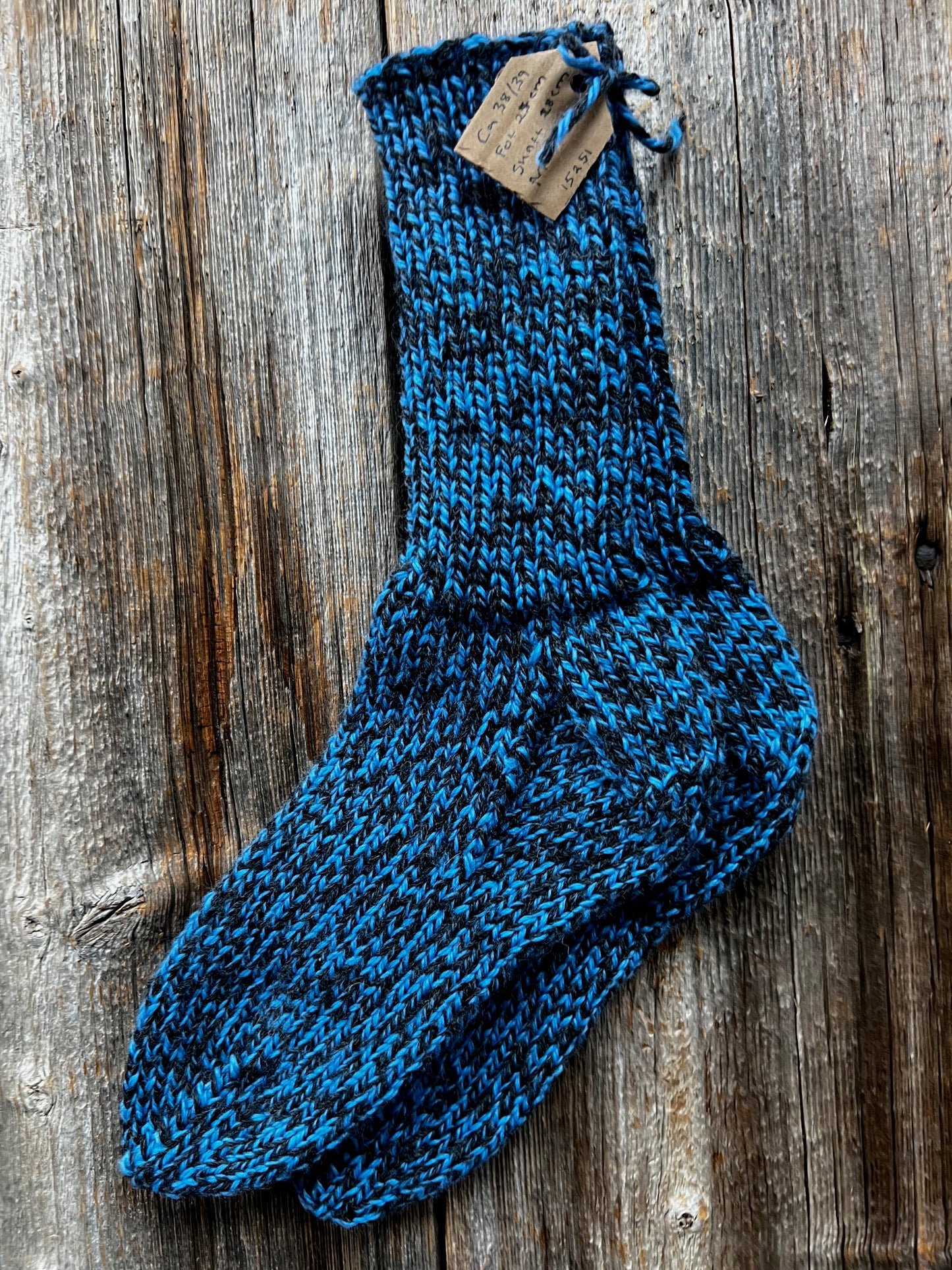 Handstickade sockor 38/39 Nr 365